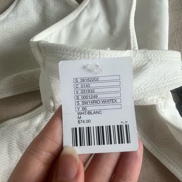 Motel Cut-out One-Piece Swimsuit in white (size M) - Picture 5 of 7